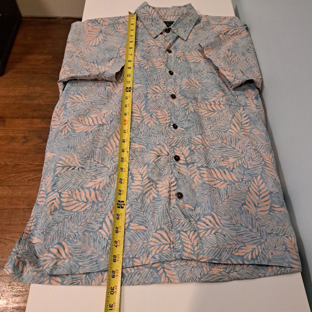 Pete Huntington men's Bali medium short sleeve button down shirt - Picture 9 of 10